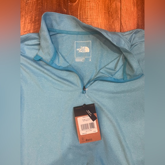 Men’s North Face Wander 1/4 Zip NWT Slim Fit Large - Picture 3 of 4